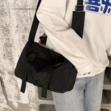 Canvas Crossbody Bag Women Casual Handbag High-capacity B312