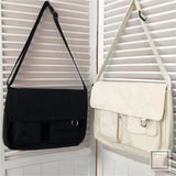 Canvas Crossbody Bag Women Large Capacity Shoulder Bag