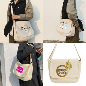 Large Capacity Crossbody Bag for Women, Bride Pattern Shoulder Bag