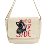 Dog Pattern Shoulder Bag Large Capacity Messenger Purse Handbag