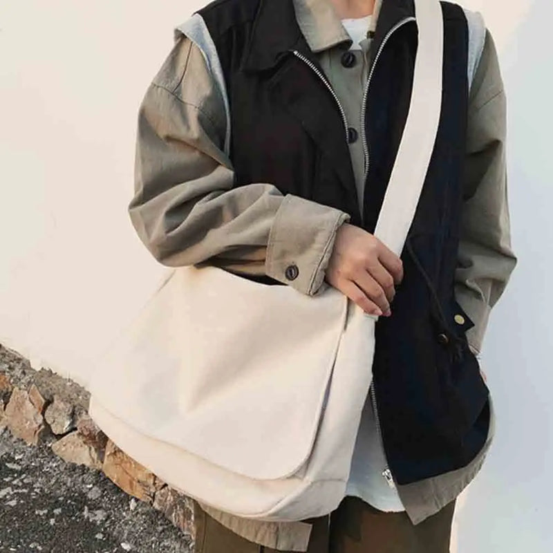 Dog Pattern Shoulder Bag Large Capacity Messenger Purse Handbag
