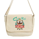 Dog Pattern Shoulder Bag Large Capacity Messenger Purse Handbag