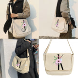Flower Pattern Crossbody Bag Large Capacity Shoulder Handbag