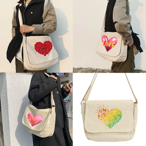 Love Pattern Large Crossbody Bag for Women