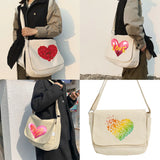 Love Pattern Large Crossbody Bag for Women