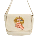 Crossbody Bags Women Large Capacity Shoulder for Women Messenger Bag Mouth Patte