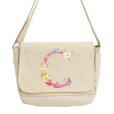 Pink Letter Name Messenger Bag Large Capacity Shopper Purse Handbag