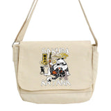 Samurai Pattern Crossbody Bag Women Large Capacity Messenger Shoulder Purse Hand