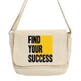 Word Pattern Crossbody Bag Large Capacity Shoulder Messenger for Women