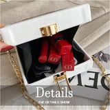 Crossbody Bags Women Letter Printed Casual Chain Mini Shoulder Bags