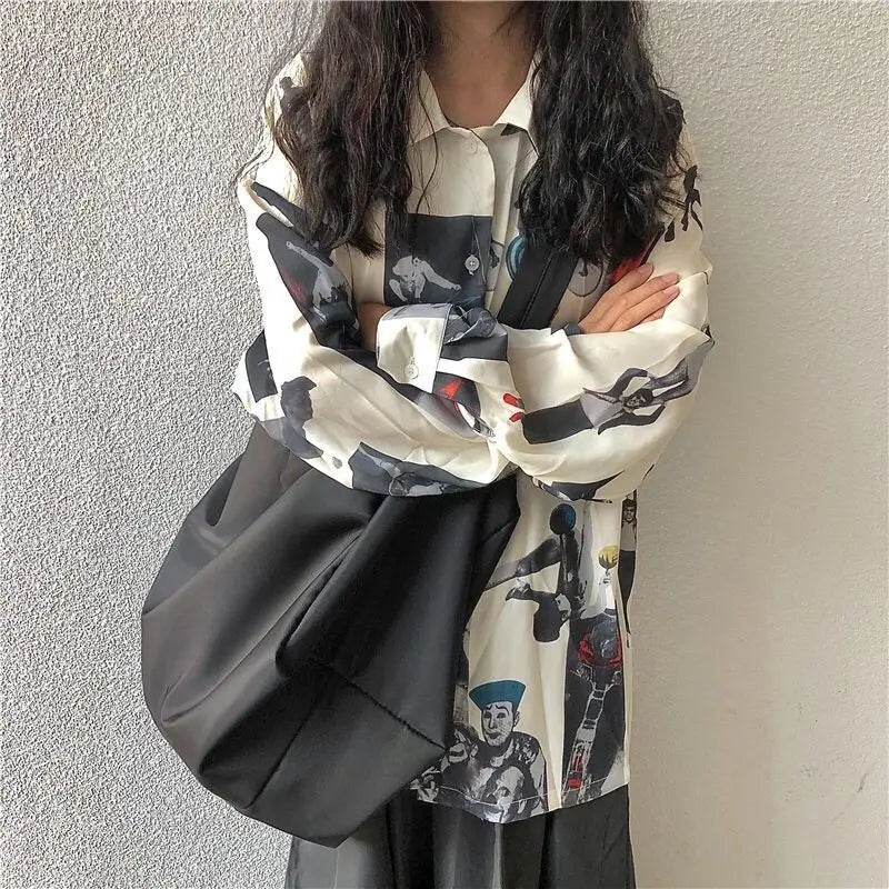 Crossbody Bags Women Travel Large Capacity Nylon Shoulder Bodybuilding Harajuku