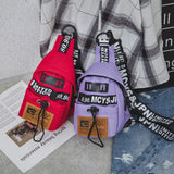 Canvas Crossbody Bag for Women Street Design Shoulder Messenger