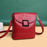 Women's Leather Crossbody Shoulder Bag Purse