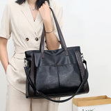 Soft Leather Women Handbags Large Capacity Handbag Vintage