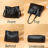 Soft Leather Women Handbags Large Capacity Handbag Vintage