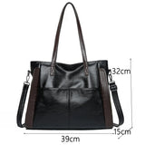 Soft Leather Women Handbags Large Capacity Handbag Vintage