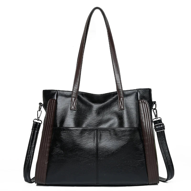 Soft Leather Women Handbags Large Capacity Handbag Vintage