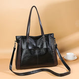 Soft Leather Women Handbags Large Capacity Handbag Vintage