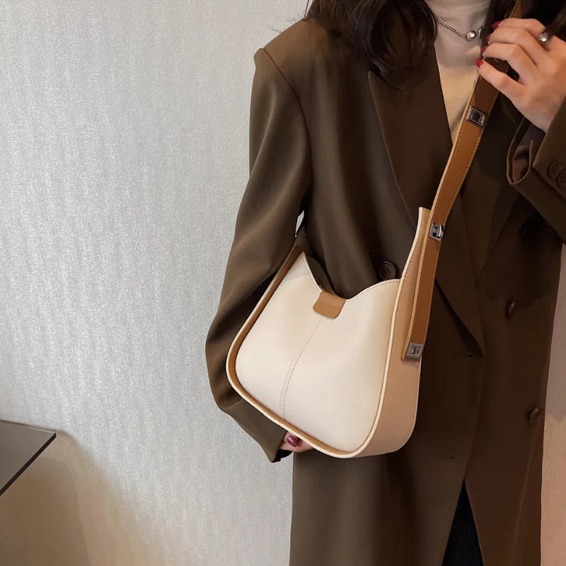 Winter Vintage Crossbody Bag for Women Small Shoulder Handbag