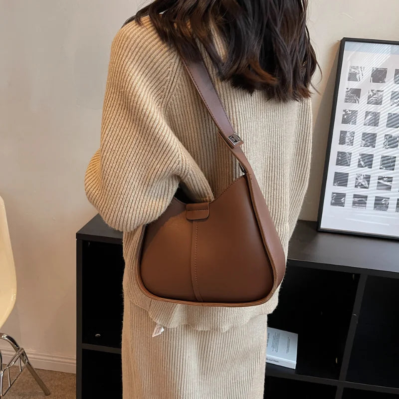 Winter Vintage Crossbody Bag for Women Small Shoulder Handbag