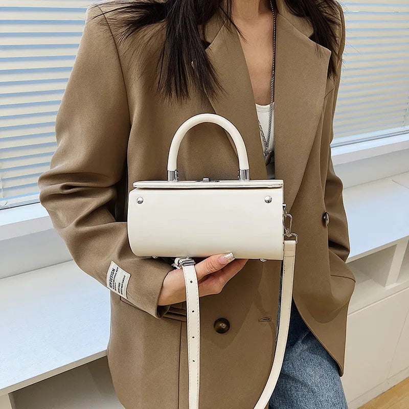 Vintage Female Shoulder Tote Bag Lady Leather Handbag