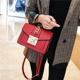 Crocodile Pattern Crossbody Bag Women Flap Handbag Shoulder Bag
