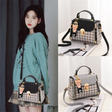 High Leather Crossbody Bag Women Tote Messenger Shoulder Bag