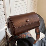 Women's Wide Shoulder Strap Crossbody Bag