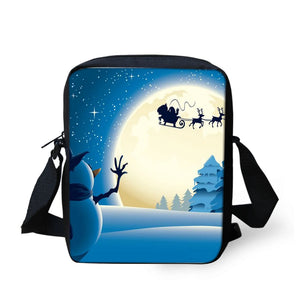 Camouflage Crossbody Bag Christmas Shoulder Satchel