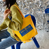 Canvas Crossbody Tote Bag for Women