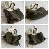 Large Capacity Crossbody Bag Soft PU leather Shoulder Bag