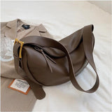 Large Capacity Crossbody Bag Soft Shoulder Hobos Bag Vintage Sac
