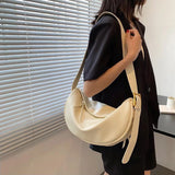 Large Capacity Crossbody Bag for Women Soft Shoulder Bag Casual Travel Hobos Bag