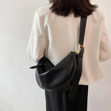 Large Capacity Crossbody Bag Soft Shoulder Hobos Bag Vintage Sac