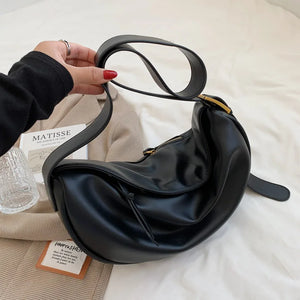 Large Capacity Crossbody Bag Soft Shoulder Hobo Vintage Sac