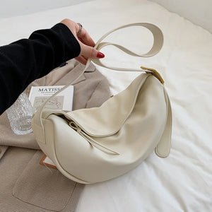 Large Capacity Crossbody Bag for Women Soft Shoulder Bag Casual Travel Hobos Bag