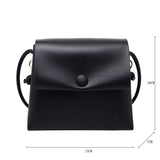 Leather Messenger Bag for Women Flap Shoulder Bag