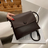 Leather Messenger Bag for Women Flap Shoulder Bag
