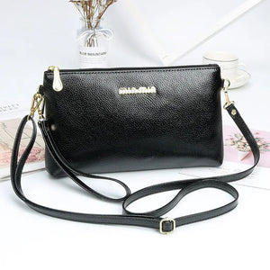 Litchi Grain Crossbody Bag for Women PU Shoulder Bag