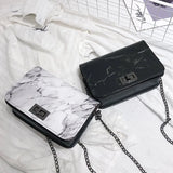 Crossbody Bag for Women Marble Pattern Shoulder Bag