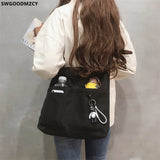 Canvas Crossbody Bag for Women Shoulder Messenger Bag