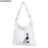 Canvas Crossbody Bag for Women Shoulder Messenger Bag
