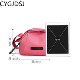 Nylon Crossbody Bag for Women, Shell Office Shoulder Bag