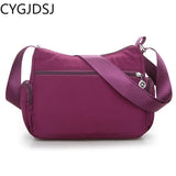 Nylon Crossbody Bag for Women - Office Shoulder Bag