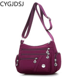 Nylon Crossbody Bag for Women - Office Shoulder Bag