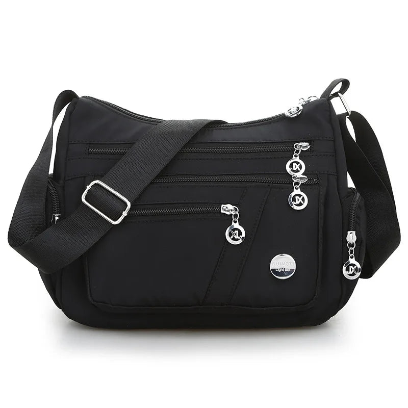 Nylon Crossbody Bag for Women - Office Shoulder Bag