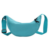 Women's Canvas Sling Bag Hobos Chest Bag Students Shoulder Bag