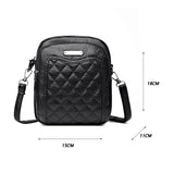 Leather Crossbody Bags Diamond Lattice Handbags for Women