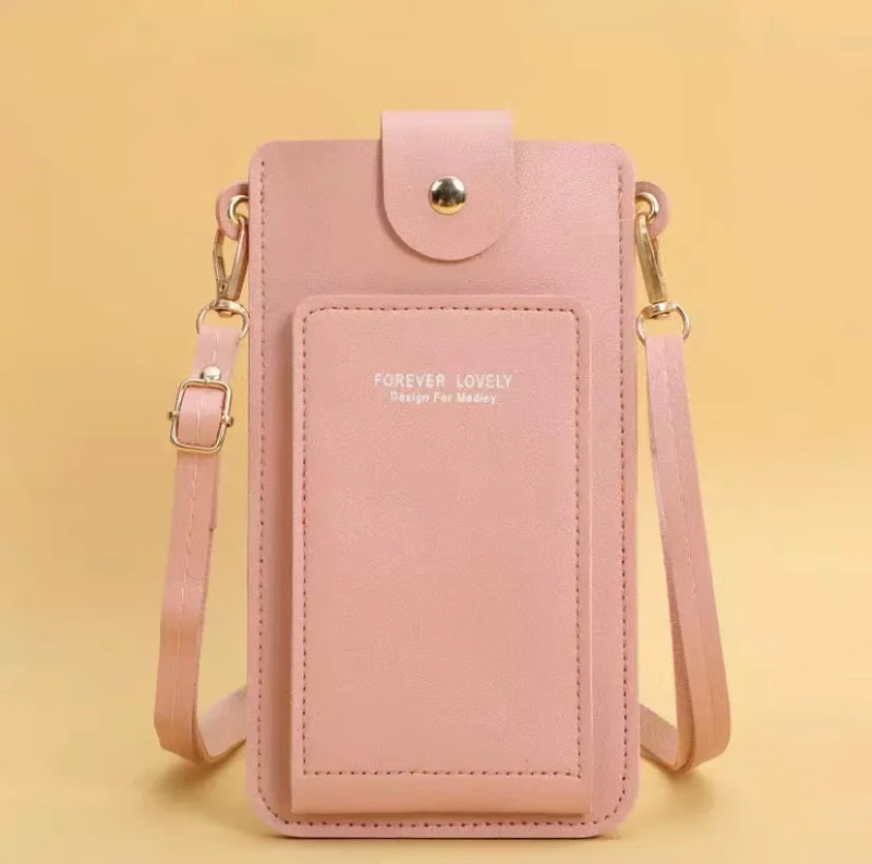 Crossbody Mobile Phone Cover Women Bag Universal Model Organizer Cell Pocket
