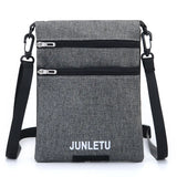 Crossbody Passport Holder Neck Stash Wallet w/ Blocking for Travel
